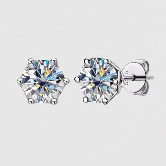 Moissanite Stud Earrings