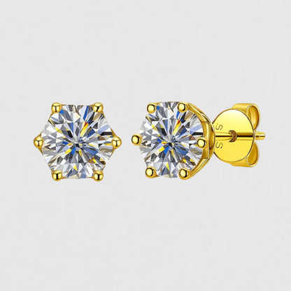 Moissanite Stud Earrings
